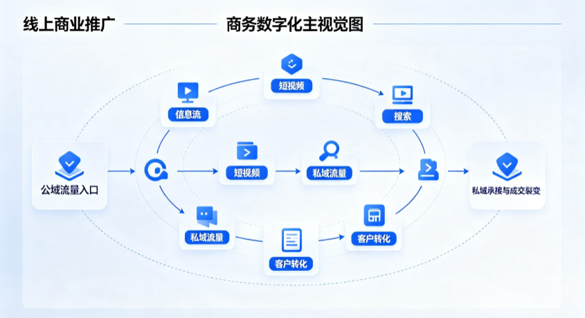 建瓯市线上商业推广怎么做？全域流量闭环搭建与低成本转化实战指南
